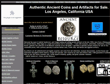 Tablet Screenshot of ancientresource.com